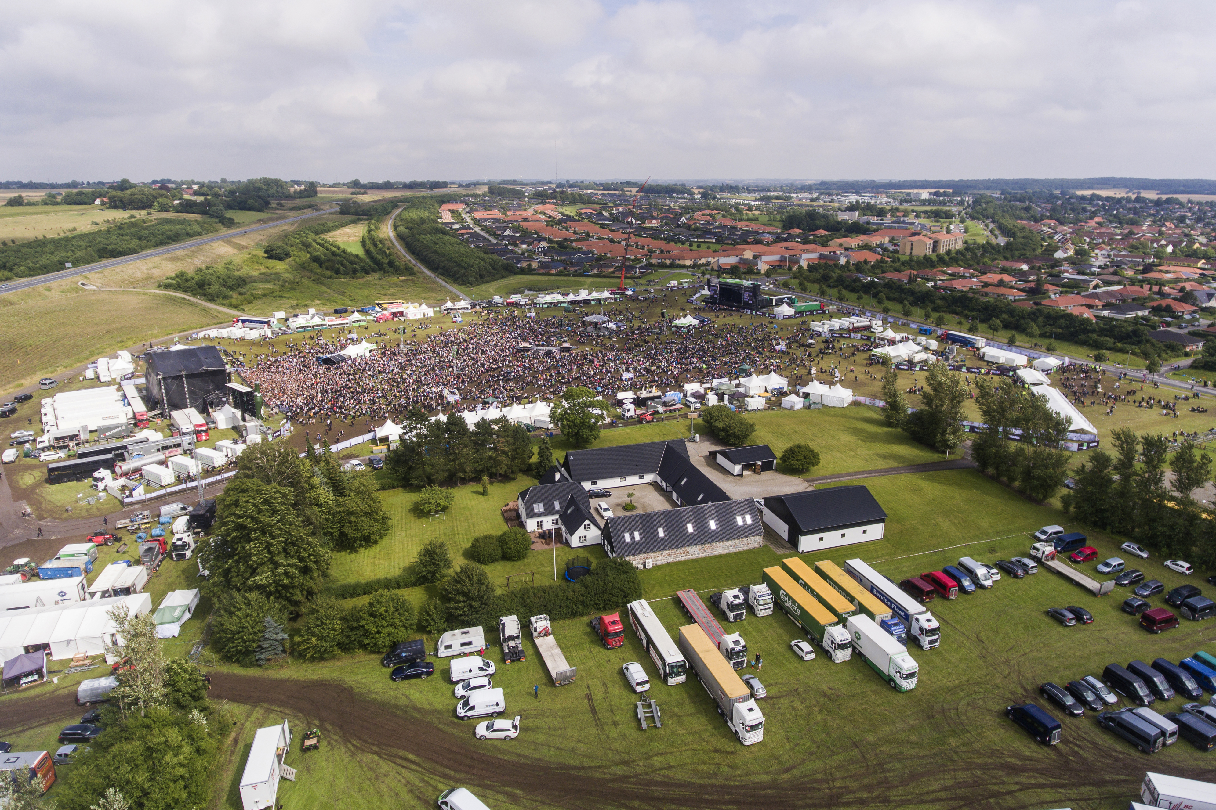 Grøn Koncert i Næstved set foroven 